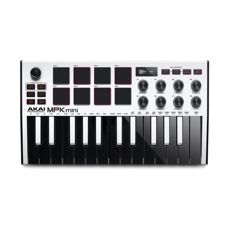 Akai Professional MPK Mini MK III Limited Edition White 25-key Keyboard Controller