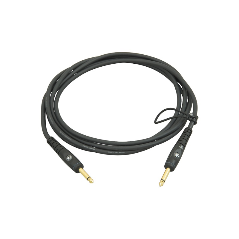 D’Addario Planet Waves Gold-Plated 1/4 Straight Instrument Cable 10 ft.