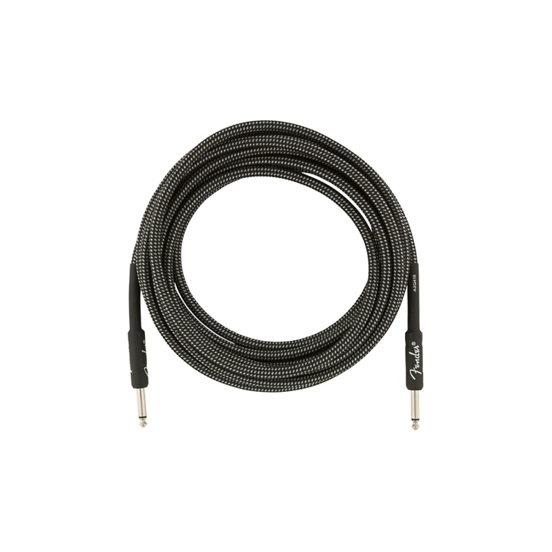 Fender Professional Series Straight to Straight Instrument Cable 15 ft. Gray Tweed