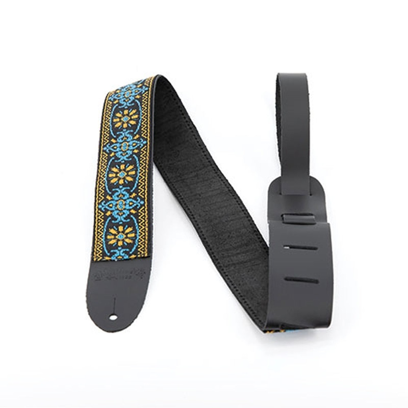 Martin Guitars 18A0085 Retro Woven Guitar Bass Strap, 54” Length, Yellow