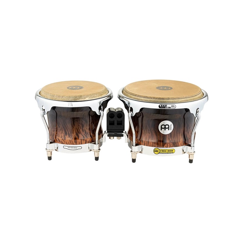 Profesional Series Bongo, 7 & 8 1/2 Brown Burl Finish