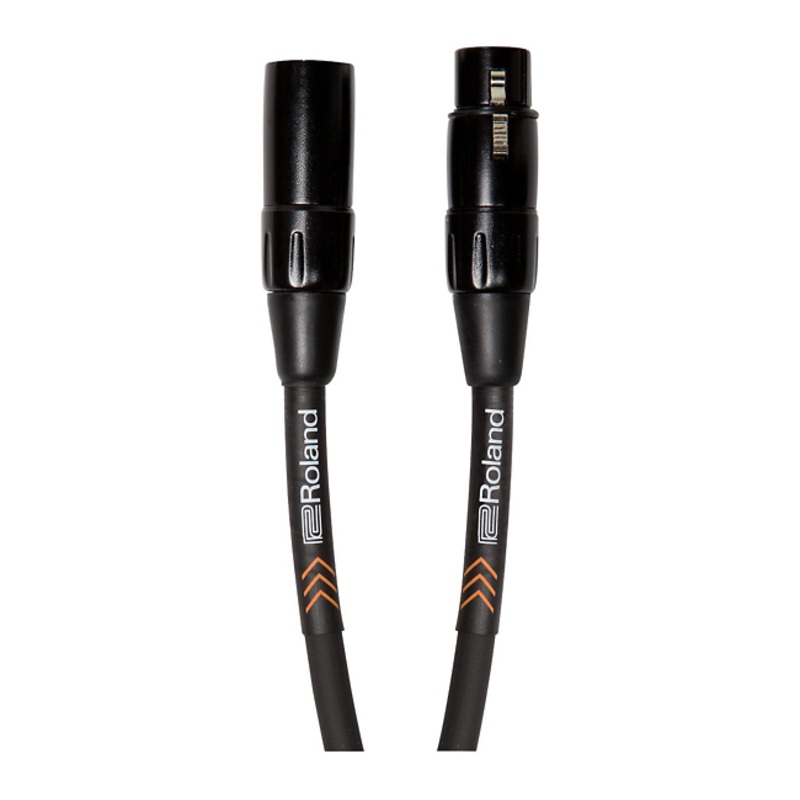 Roland Black Series XLR Microphone Cable 10 ft. Black