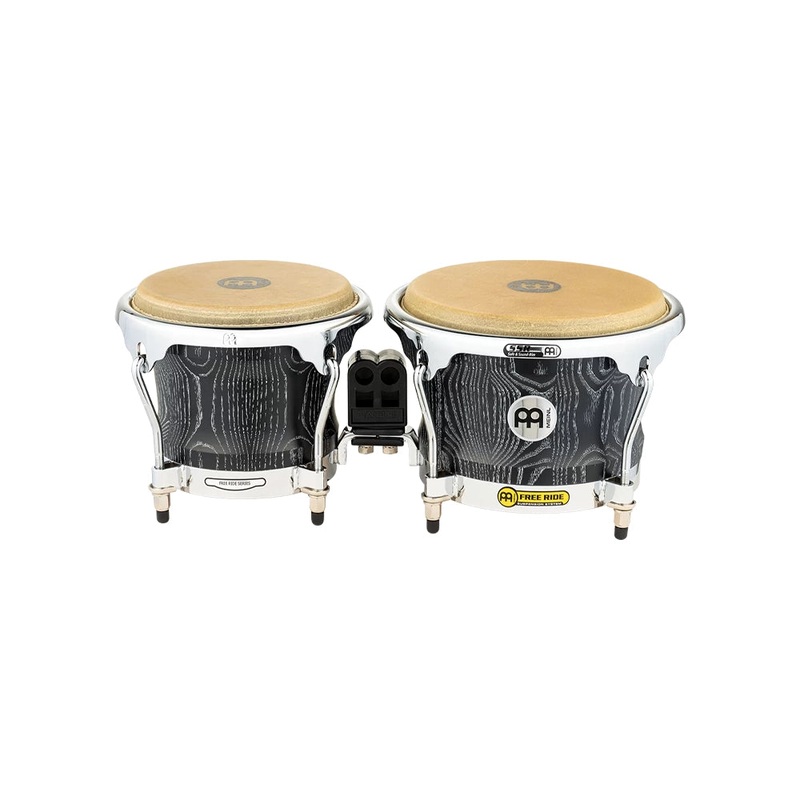 Woodcraft Series WB400 Wood Bongos 7 & 8 1/2, Vintage Black