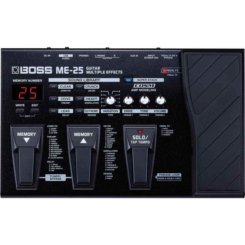 Boss ME-25 Guitar Multi-Effects Pedal