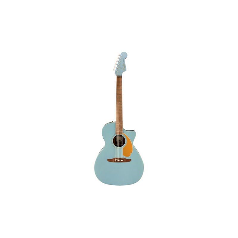 Fender California Newporter Player Acoustic-Electric Guitar Ice Blue Satin