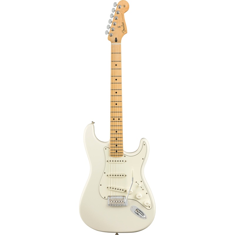 Fender Player Stratocaster Maple Fingerboard Electric Guitar – Polar White