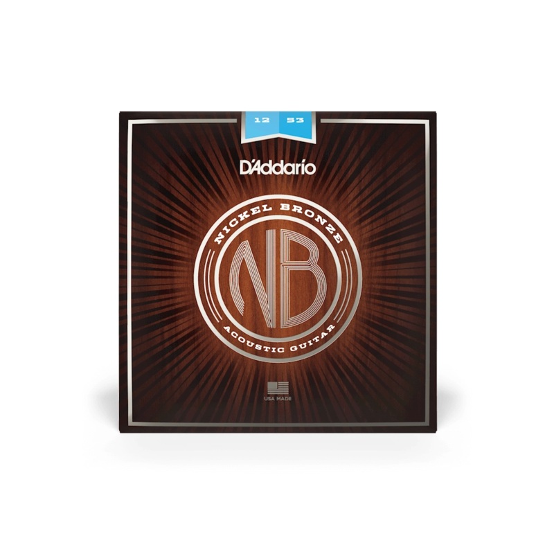D’Addario Acoustic Guitar Strings Nickel Bronze NB1253 12-53