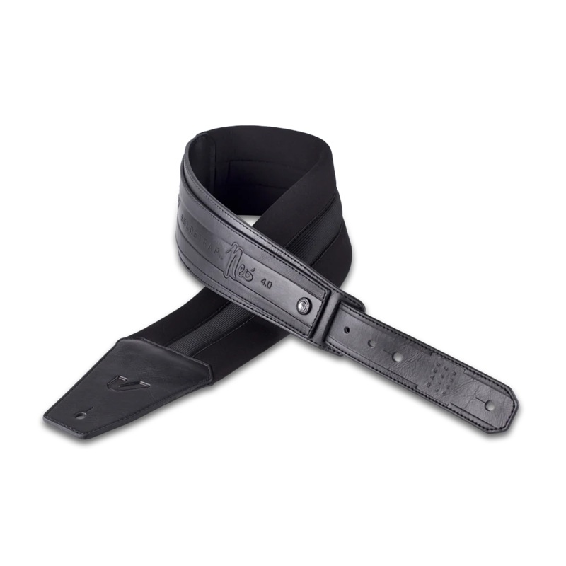 Gruv Gear Solostrap Neo – 4-Wide Neoprene Guitar Strap – 38 To 50 Inches – Black