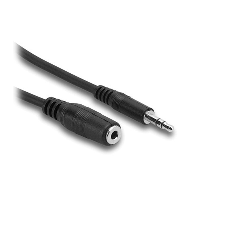 Hosa MHE-105 3.5mm TRS Female to 3.5mm TRS Male Extension Cable – 5 foot