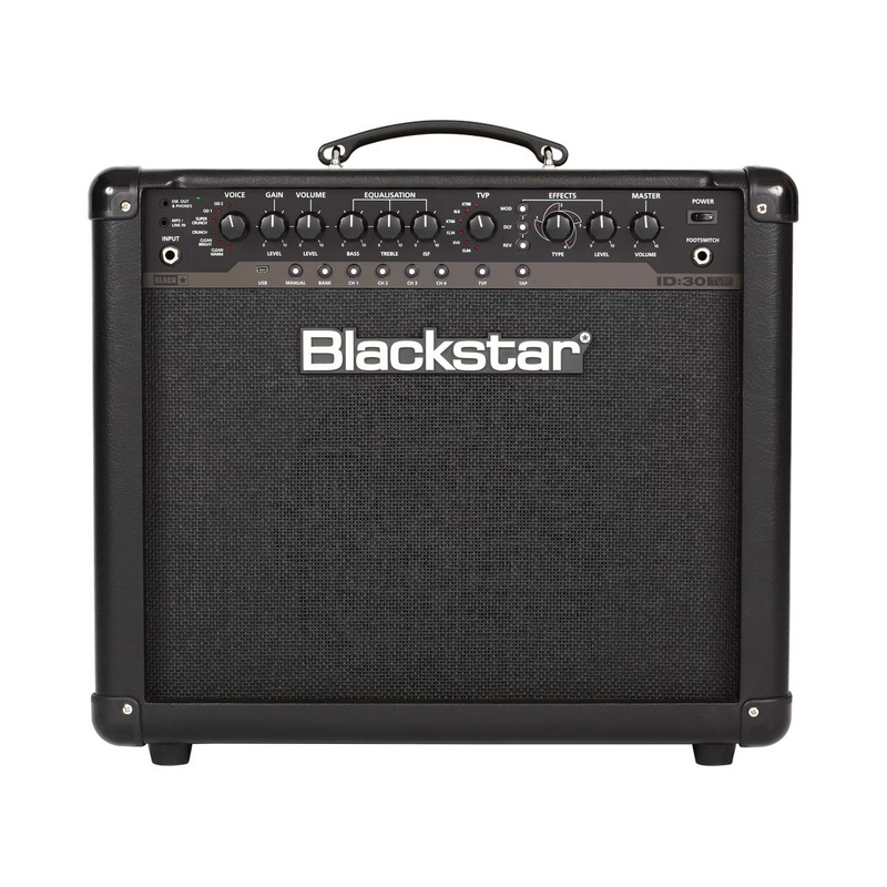ID:30 1×12 30W Programmable Guitar Combo Amp w/FX – Black