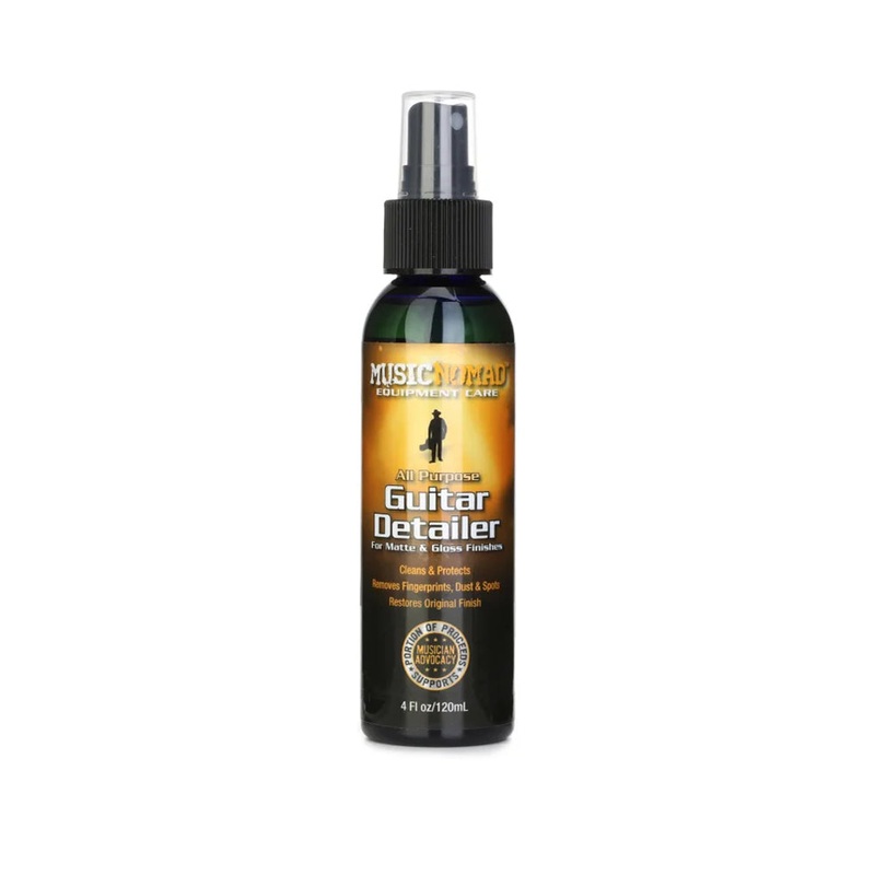 MusicNomad Guitar Detailer for Matte and Gloss Finishes – 4-oz. Bottle