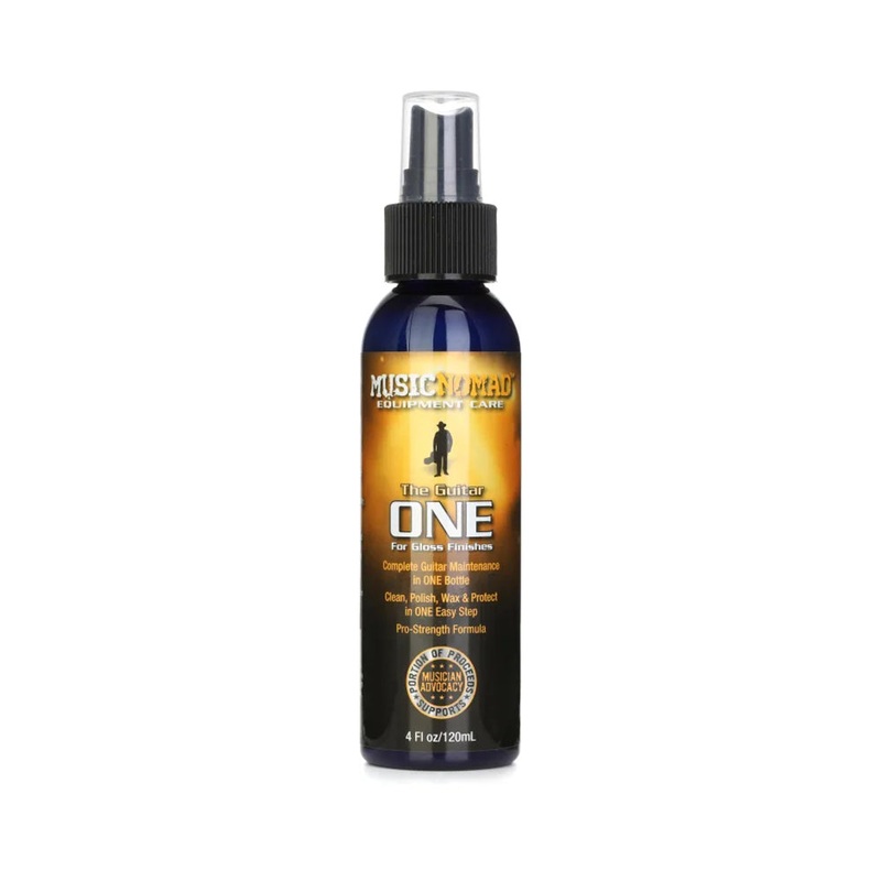 MusicNomad The Guitar One All in 1 Cleaner, Polish & Wax – 4-oz. Bottle