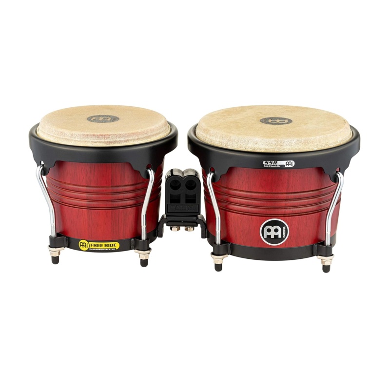 Meinl Marathon Series Bongo,6 3/4 & 8 Cherry Red