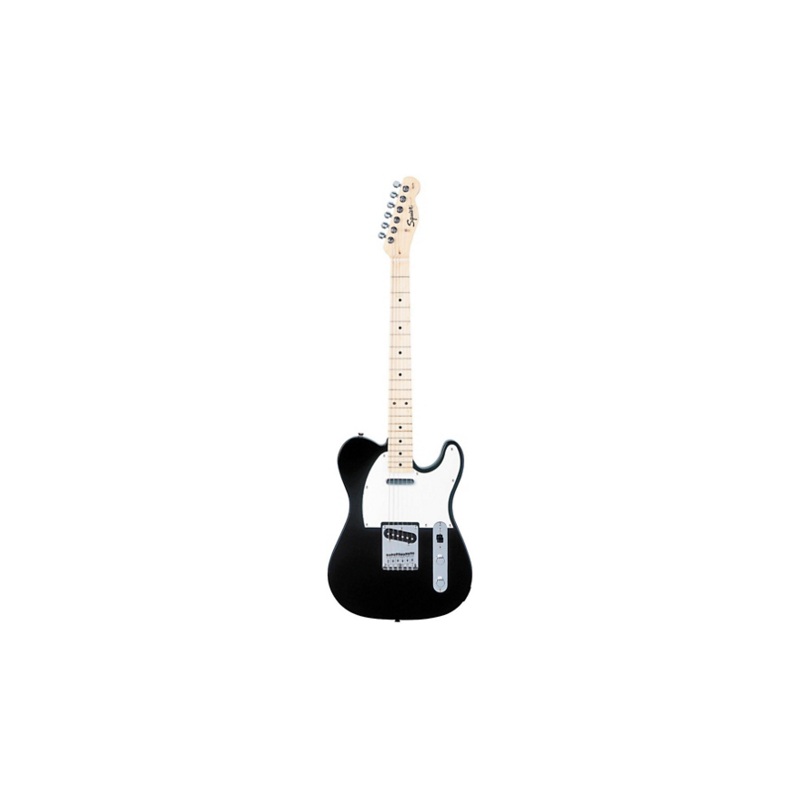 Squier Affinity Series Telecaster Electric Guitar Black Maple Fretboard