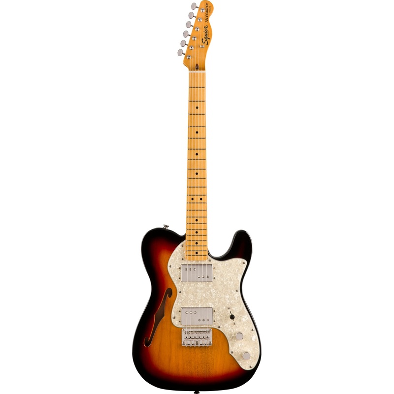 Squier Classic Vibe ’70s Telecaster Thinline Maple Fingerboard Electric Guitar 3-Color Sunburst