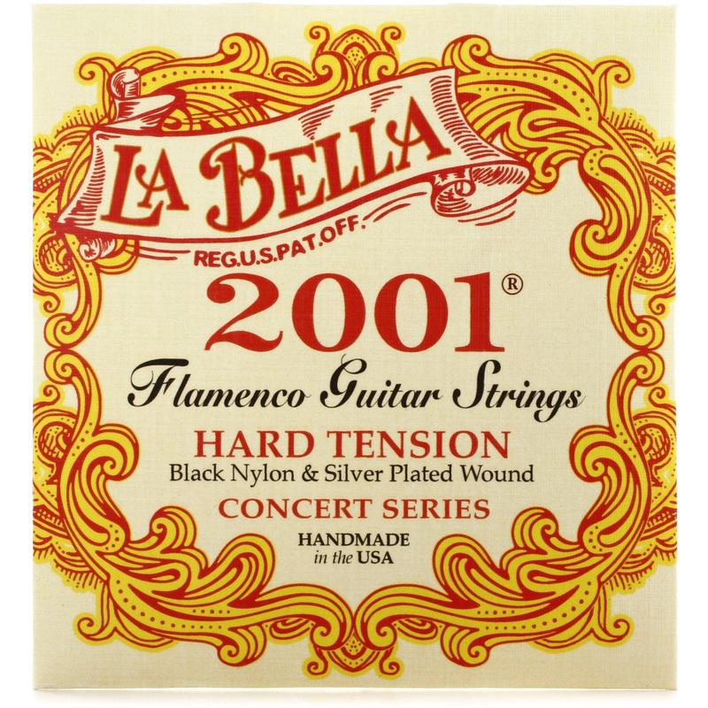 La Bella 2001 Flamenco Guitar Strings – Hard Tension