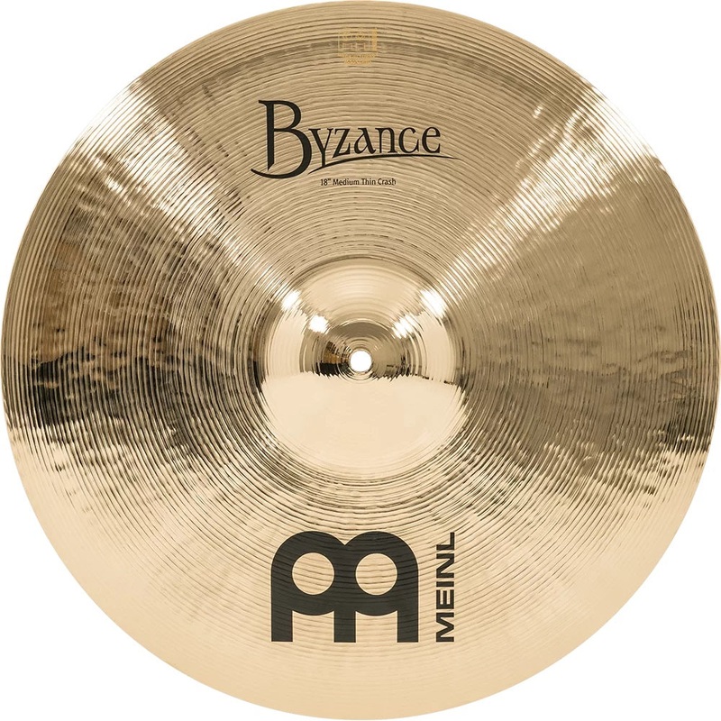 MEINL Byzance Brilliant 18 Medium Thin Crash – B18MTC-B