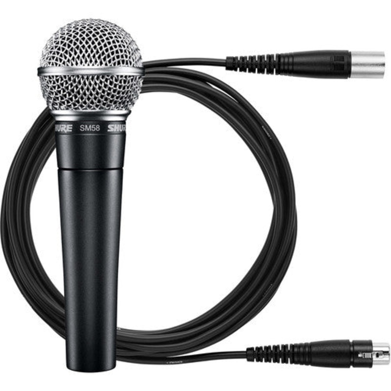 Shure SM58 Cardioid Dynamic Vocal Mic- With XLR Cable