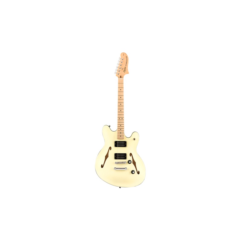 Squier Affinity Series Starcaster Maple Fingerboard Electric Guitar Olympic White