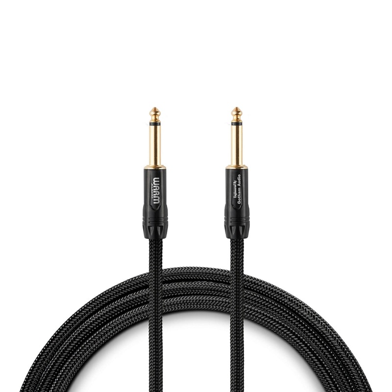 Warm Audio Prem-TS-10′ Premier Gold Straight to Straight Instrument Cable – 10-foot