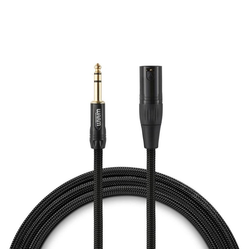 Warm Audio Premier Gold XLR Male to TRS Male Cable – 3′
