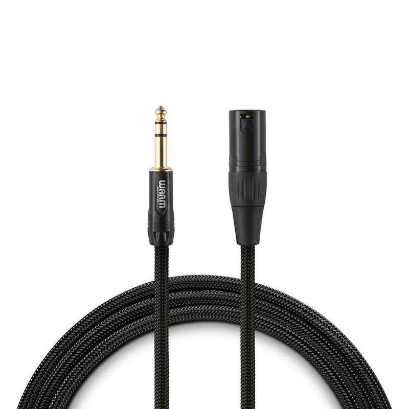 Warm Audio Premier Gold XLR Male to TRS Male Cable – 6′