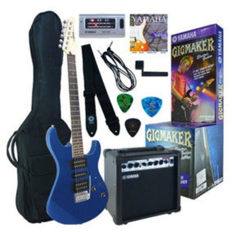 Yamaha Gigmaker Electric Guitar Package ERG121 Model – Metallic Blue