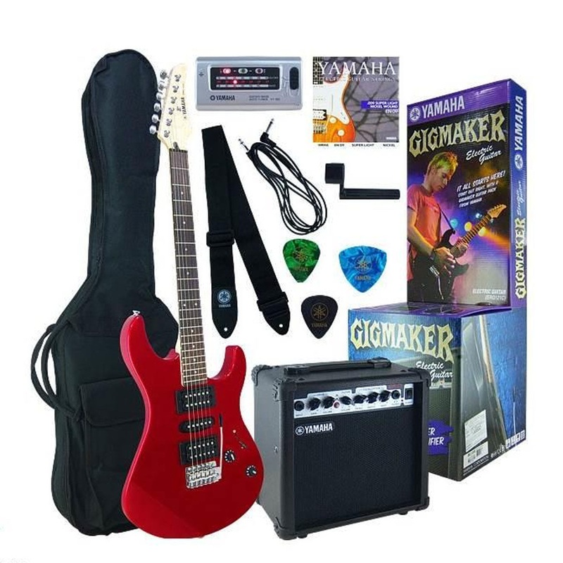 Yamaha Gigmaker Electric Guitar Package ERG121 Model – Metallic Red