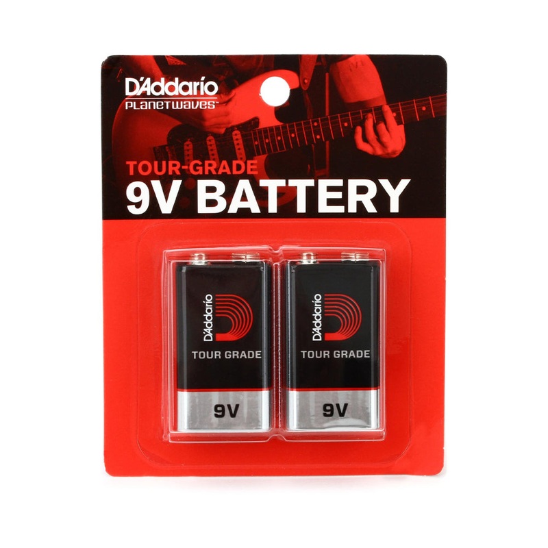 D’Addario 9V Alkaline Battery – 2-pack