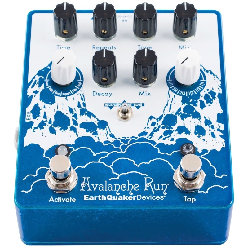 EarthQuaker Devices Avalanche Run V2 Delay and Reverb Pedal