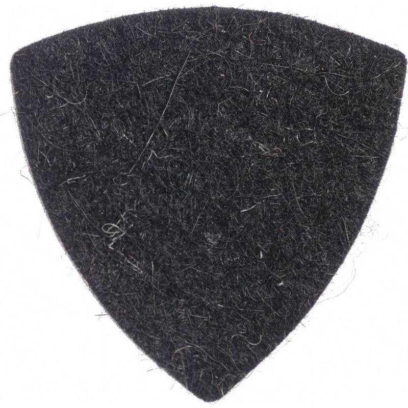 Felt Tones Gypsy Black Wool Felt Single Plectrum