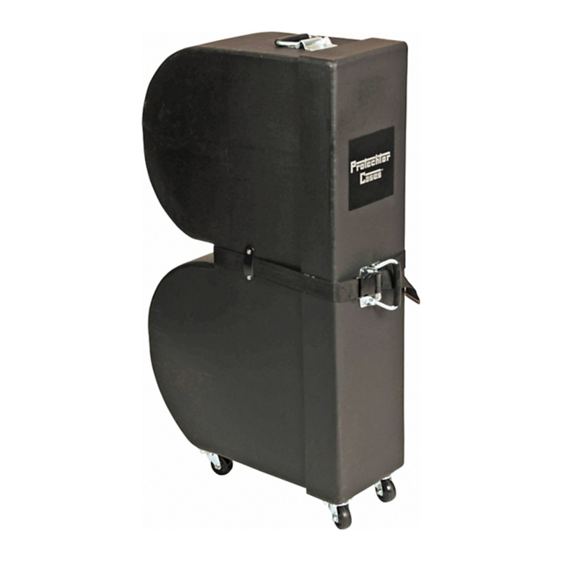 Protechtor Cases Classic Series Upright Timbale Case with Wheels Black