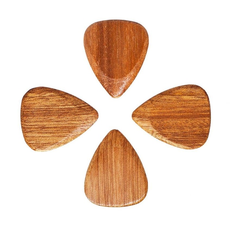 Timber Tones Almond Wood 4 Guitar Picks