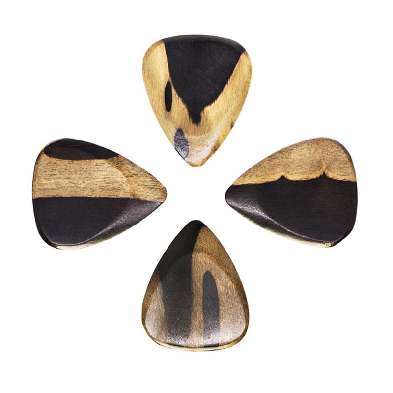 Timber Tones TIMT-MAL-4 Malay ebony pack with 4 picks