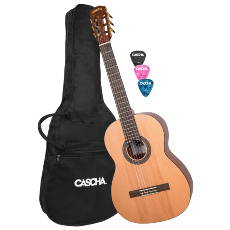 Cascha Stage Series 4/4 Concert Beginners Guitar Pack