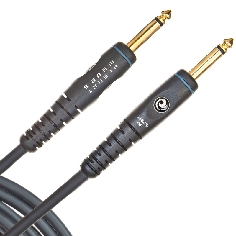 D’Addario Custom Series Instrument Cable  TS Male – TS Male 30 ft.