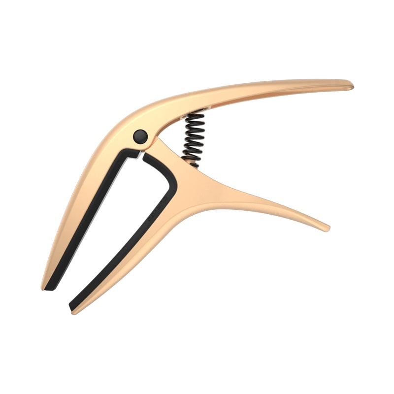Ernie Ball Axis Spring Loaded Guitar Capo – Gold Satin