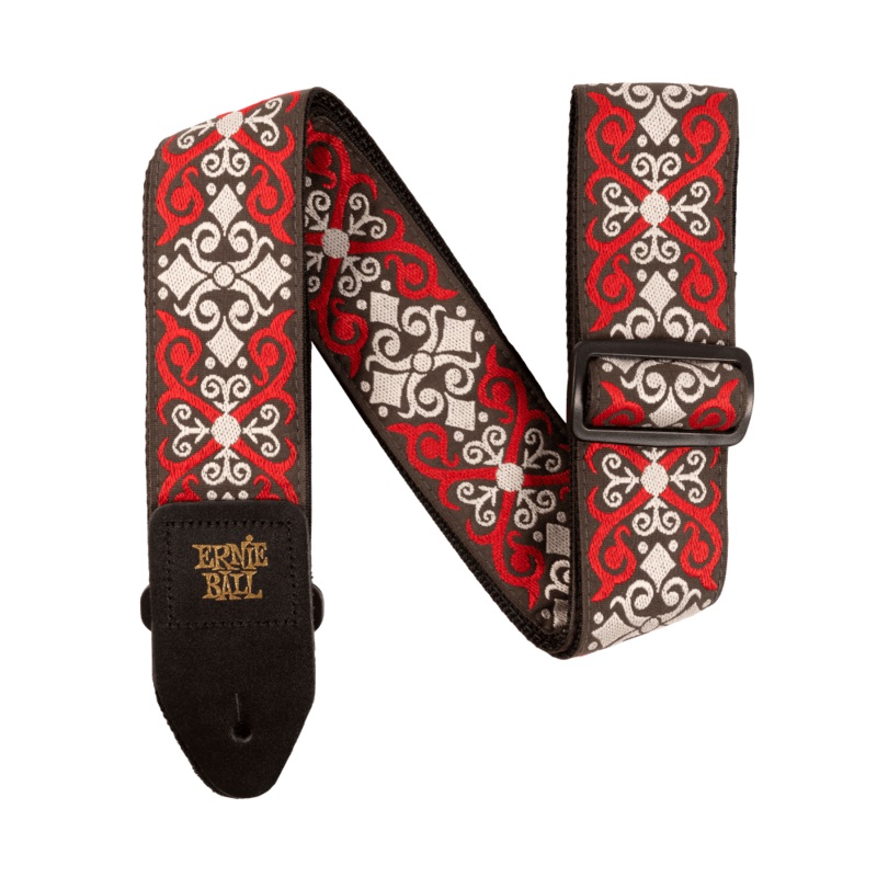 Ernie Ball Jacquard Guitar Strap Red Trellis