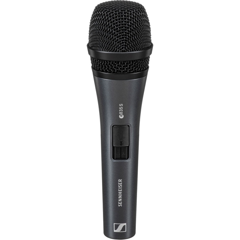 Sennheiser E 835S Handheld Cardioid Dynamic Microphone with On/Off Switch