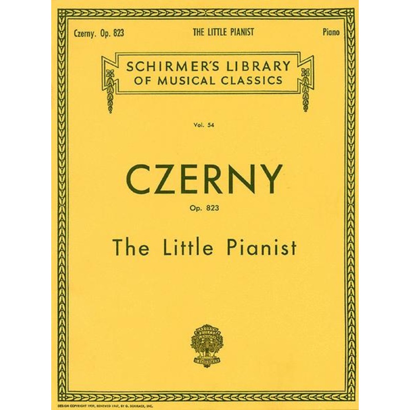 Czerny Little Pianist, OP. 823