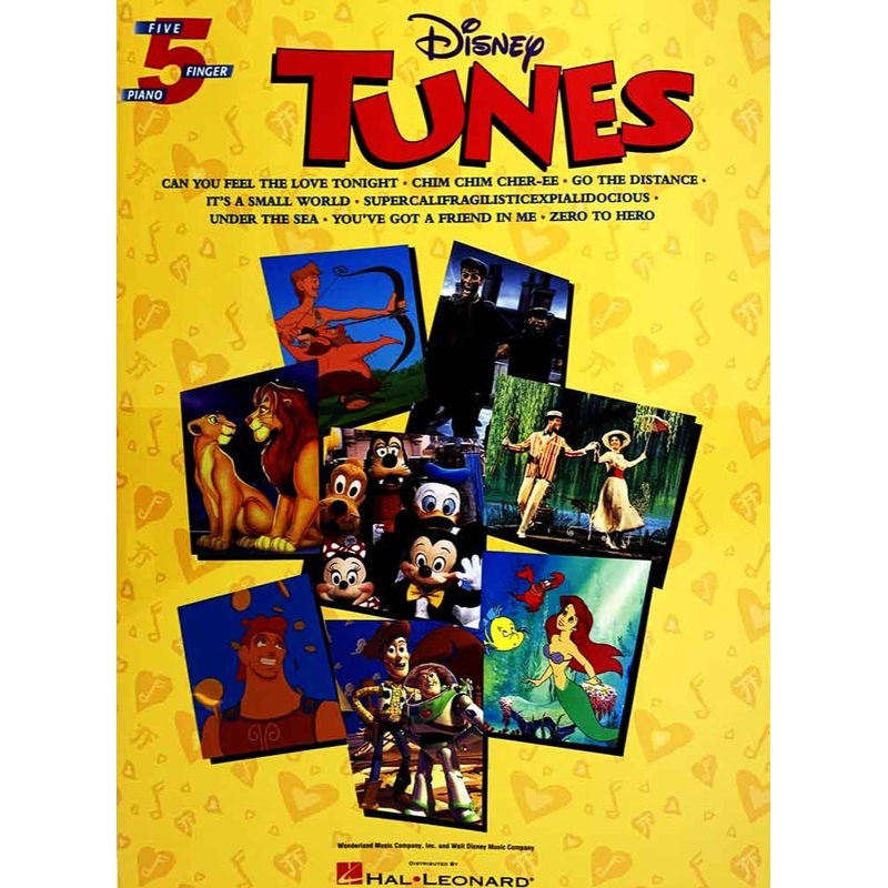 Disney 5 Finger Disney Tunes for Piano