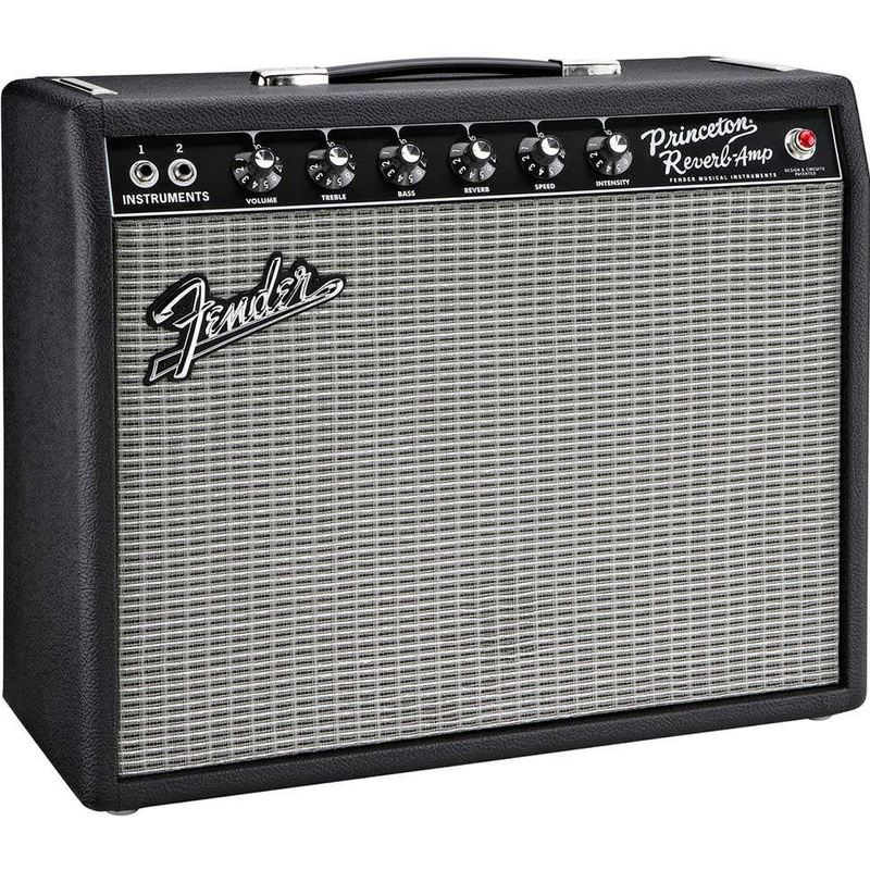 Fender ’65 Princeton Reverb 12W 1×10 Tube Guitar Combo Amp- Black