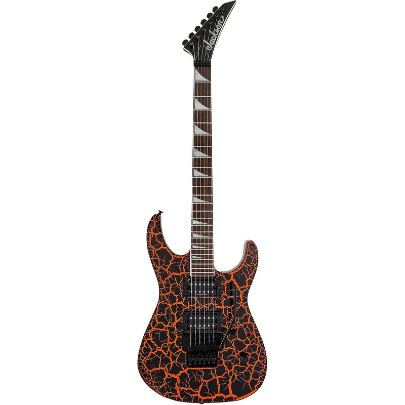 Jackson X Series SLX Soloist Crackle Electric Guitar – Orange Crackle