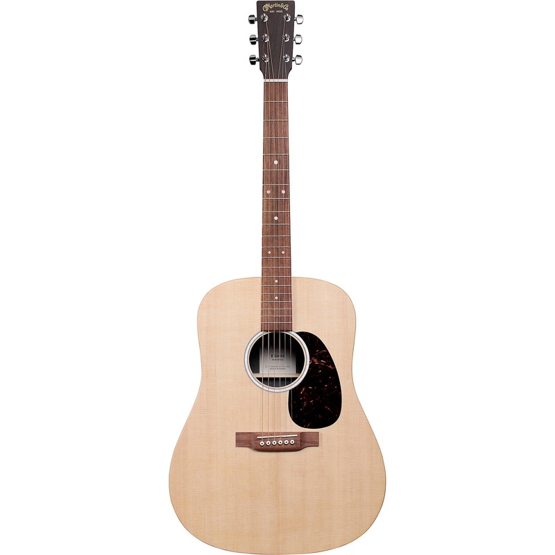 Martin D-X2E Sitka Spruce Mahogany Dreadnought Acoustic-Electric Guitar