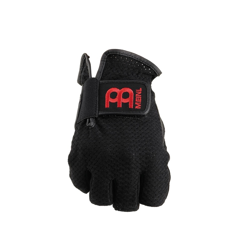 Meinl Drummer Fingerless Black Gloves – Large