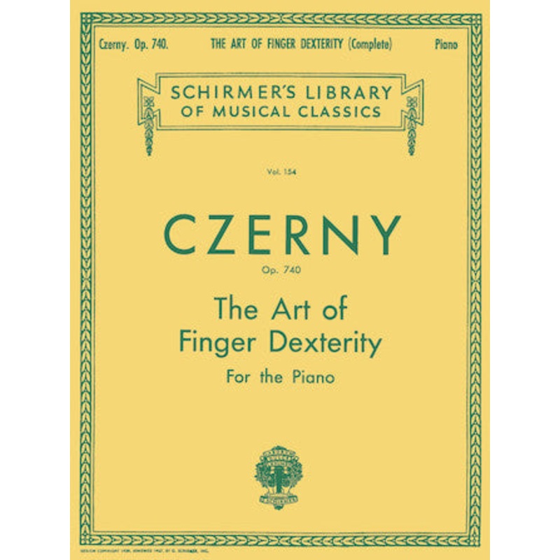 Czerny Op. 740: Art of Finger Dexterity for the Piano Complete