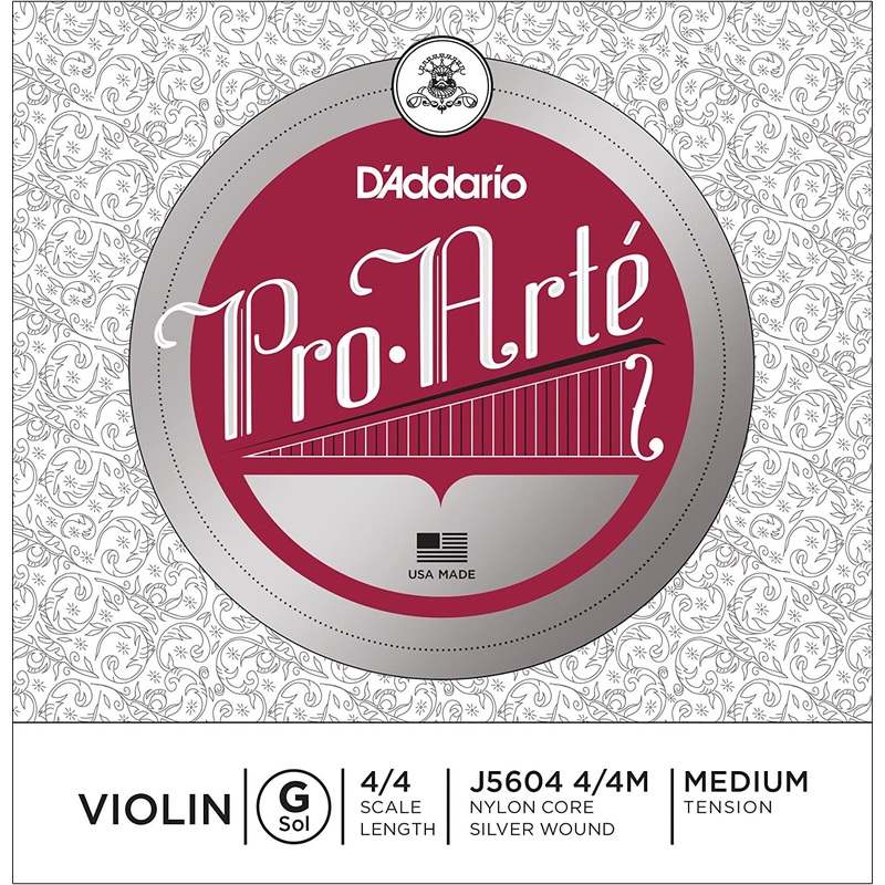 D’Addario ProArte Violin G 4/4 Medium Tension J5604 4/4M Single String