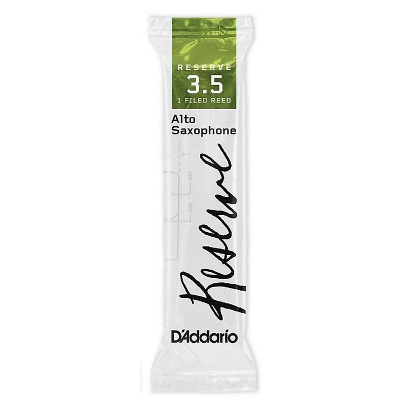 D’Addario Reserve Alto Saxophone Filed Reeds- #3.5