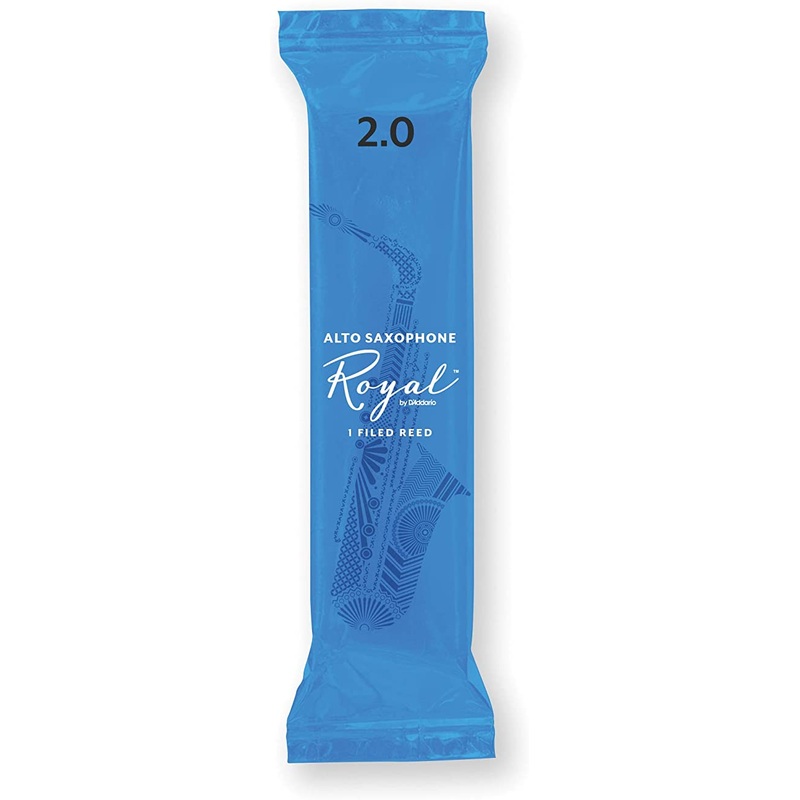 D’Addario Royal Alto Saxophone Filed Reeds- #2.0