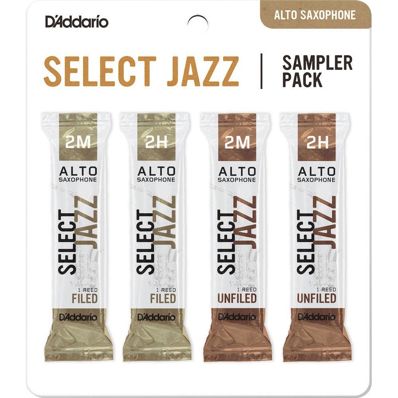 D’Addario Select Jazz Alto Saxophone Reeds Sampler Pack- #2